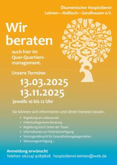 Plakat zu den Veranstaltungen. Gestaltung: Silvia Wimmer.
