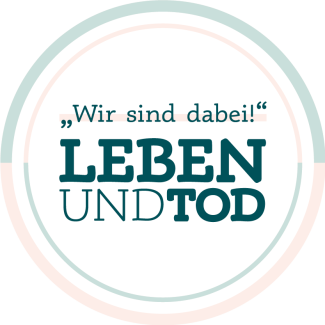 Logo Wir sind dabei - Messe Leben und Tod in Freiburg