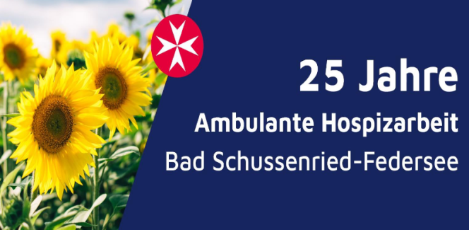 Logo 25 Jahre ambulante Hospizarbeit Bad Schussenried - Federsee