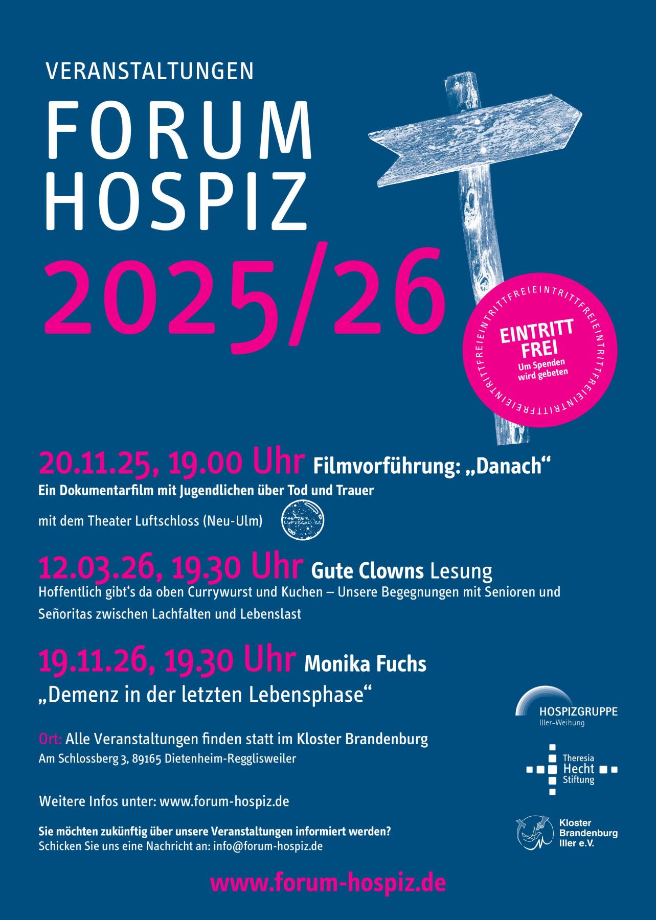 Forum Hospiz Plakat Forum Hospiz Plakat